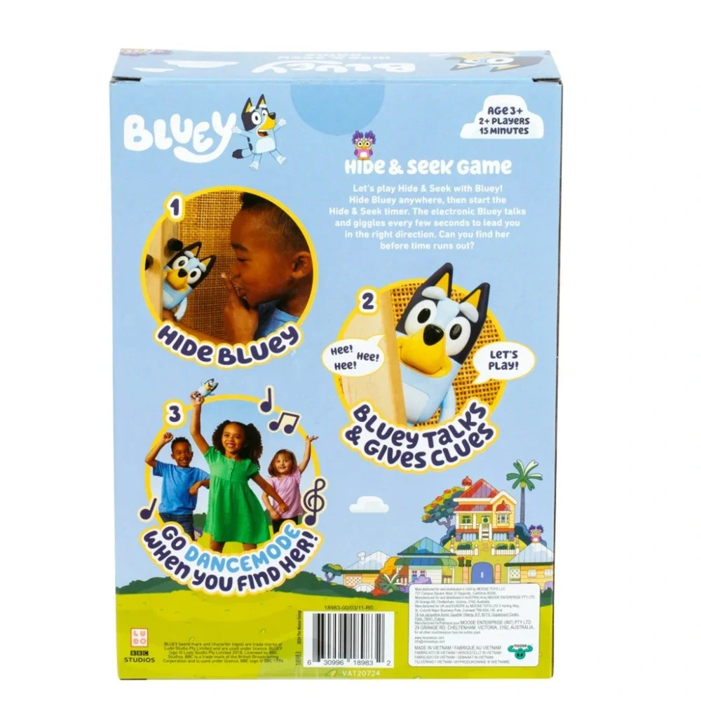 Bluey Hide And Seek Game Brand New Original Box Family Kids Game